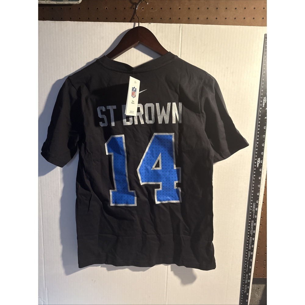 Detroit Lions‎ Nike Tee ST Brown NFL Youth Kids Large 14/16 Brand New